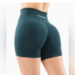 Alphalete Women's Teal Bike Shorts